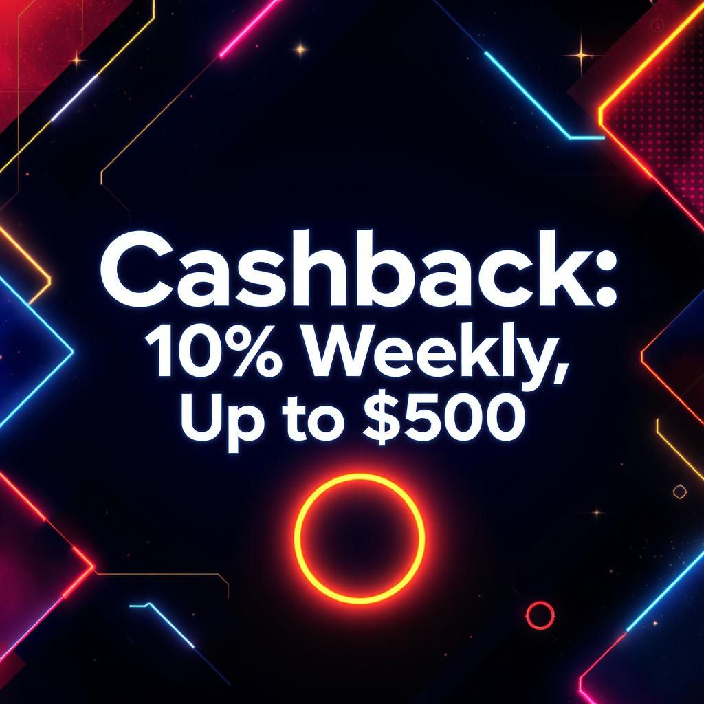 Cashback Bonus: 10% Weekly